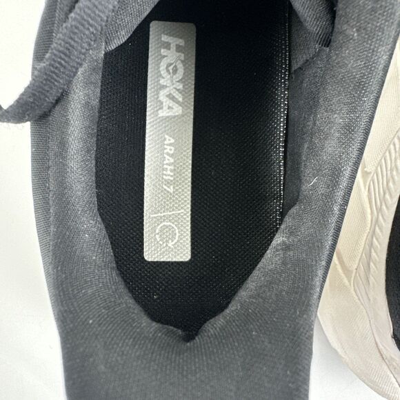 Hoka One One Arahi 7 Sneakers Black White Lace Up Comfort Active Low Womens 10 B - Picture 7 of 13